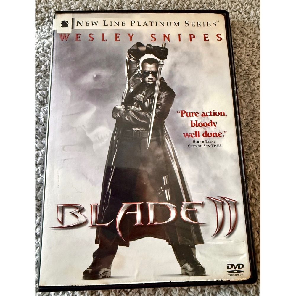 Blade II DVD 2-Disc Set Excellent New Line Platinum Series Wesley Snipes Marvel